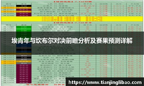 埃青年与坎布尔对决前瞻分析及赛果预测详解